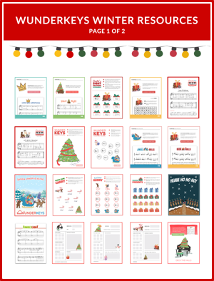 WunderKeys Winter Piano Resources