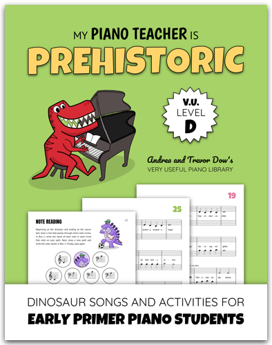 Dinosaur Piano Book