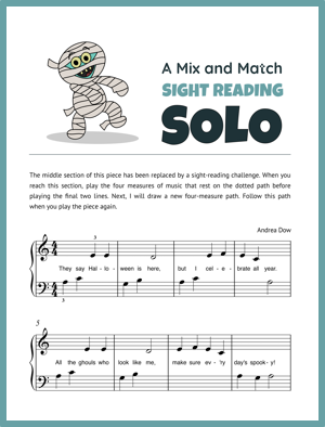 Halloween Sight-Reading Solo - WunderKeys