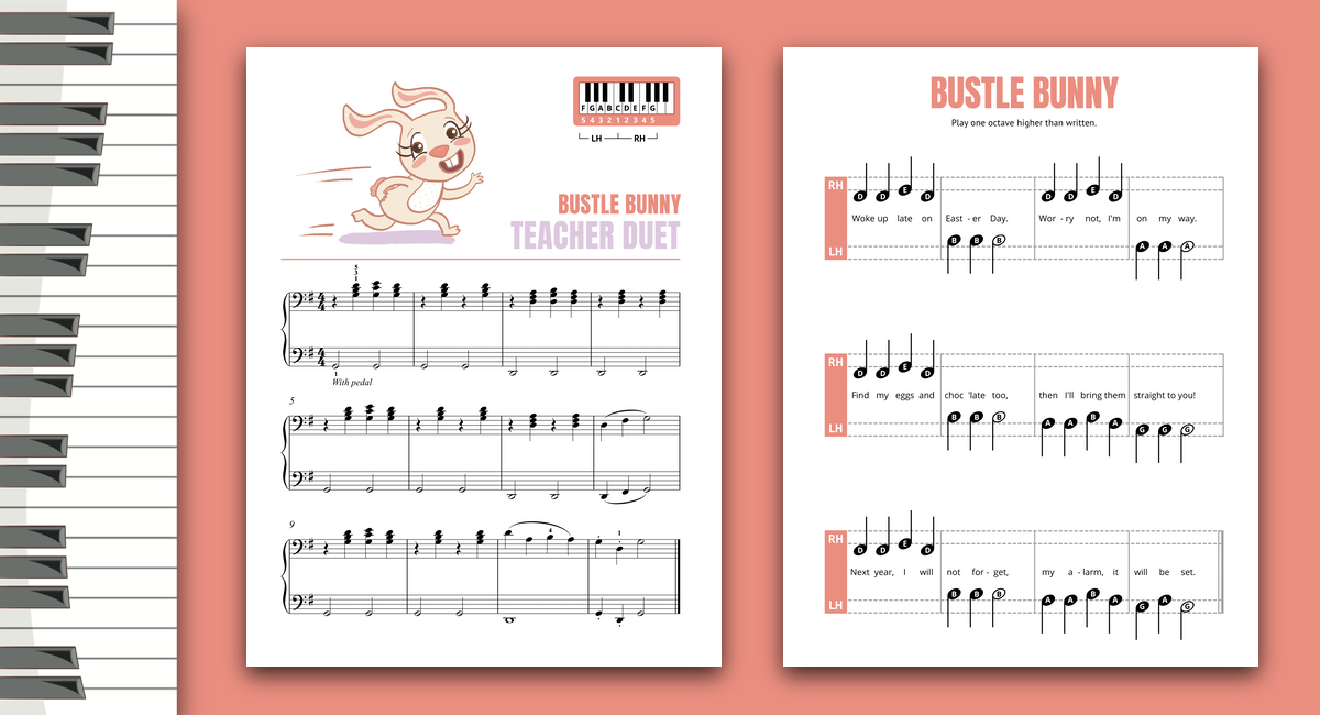 Easter Alpha Note Piano