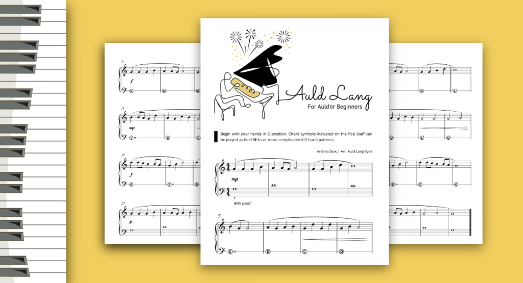 Auld Lang Syne piano