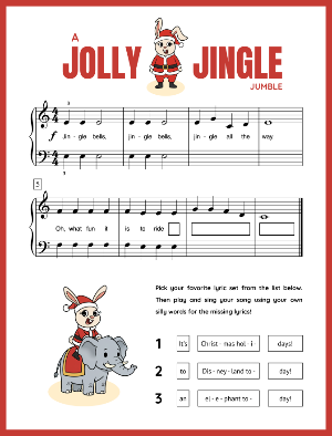 Jingle Bells - Choose Your Own Lyrics - WunderKeys