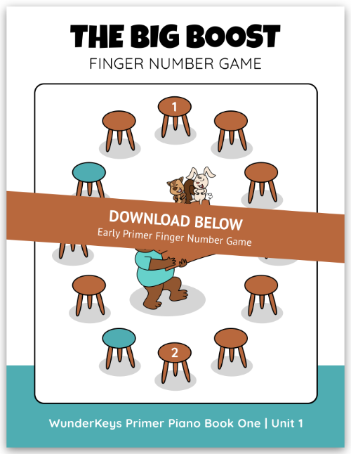 finger number piano game
