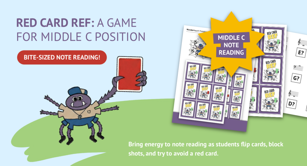 Middle C note reading